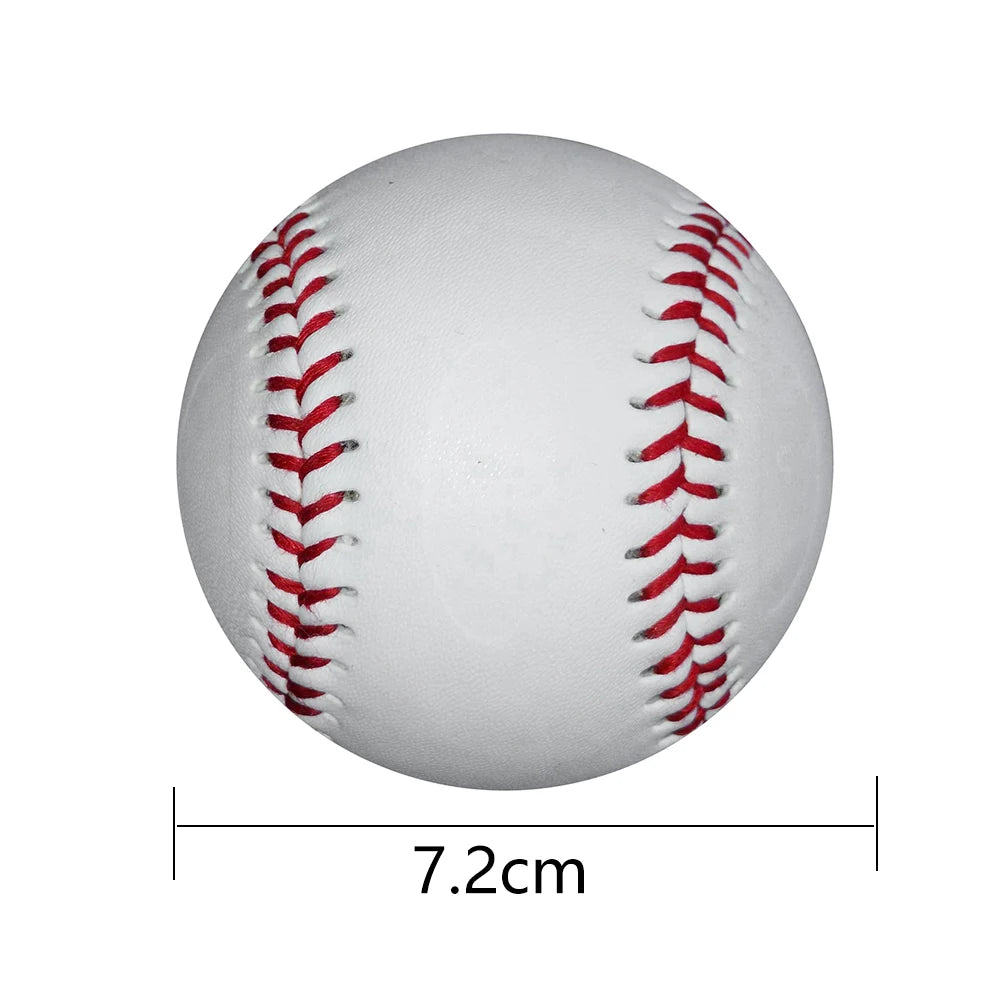 9inch BaseBall Ball Elastic 7.2cm Exercise Base Balls Soft Rubber Core Relieve Stress Equipment for Outdoor Supplies