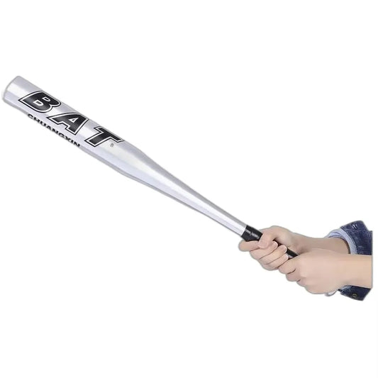 20/30" Baseball Bat Aluminum Alloy Thickened Baseball Bat Silver/ Black