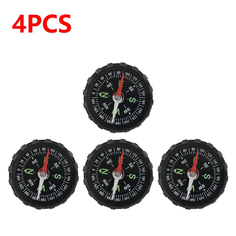 10-1PCS Mini Compass 45MM Portable Handheld Compass Navigation Tool