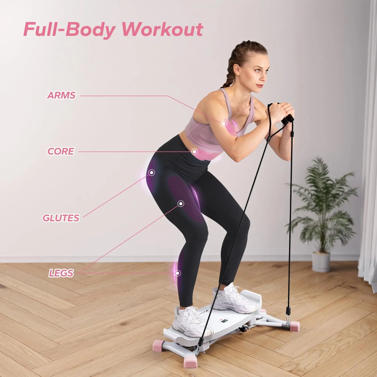 MERACH Ski Machine Simulated Ski Training Machine Leg Exercise Fun Cardio Fitness Machine Full Body Aerobic Exercise Equipment