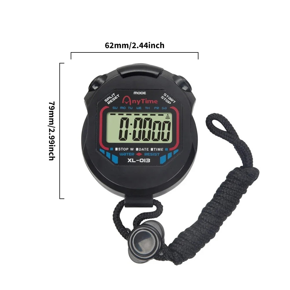 Professional Handheld Digital Stopwatch Timer Outdoor Sports Training Timer Chronograph Stop Watch 0.01s Precision Timer Tools