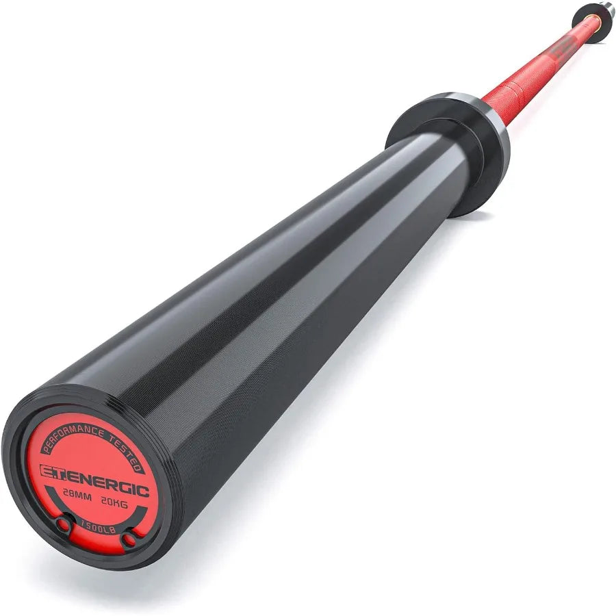 7ft Barbell Bar 45LB Load 1500lbs Capacity for Weightlifting Powerlifting using 2"  Plates