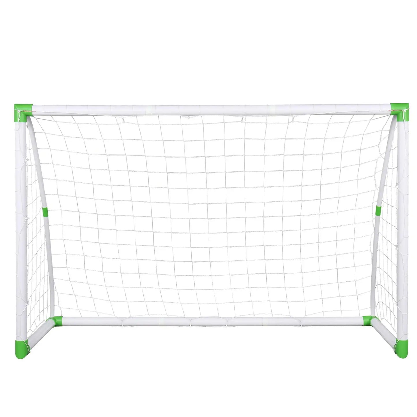 6x4 ft Soccer Goal Training Set with Net, Buckles & Ground Nails - Ideal for Football Practice