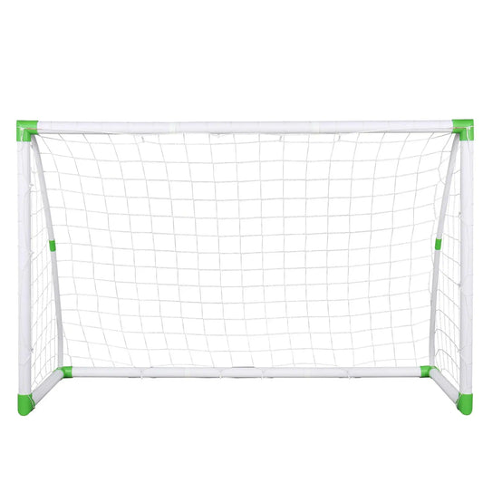 6x4 ft Soccer Goal Training Set with Net, Buckles & Ground Nails - Ideal for Football Practice