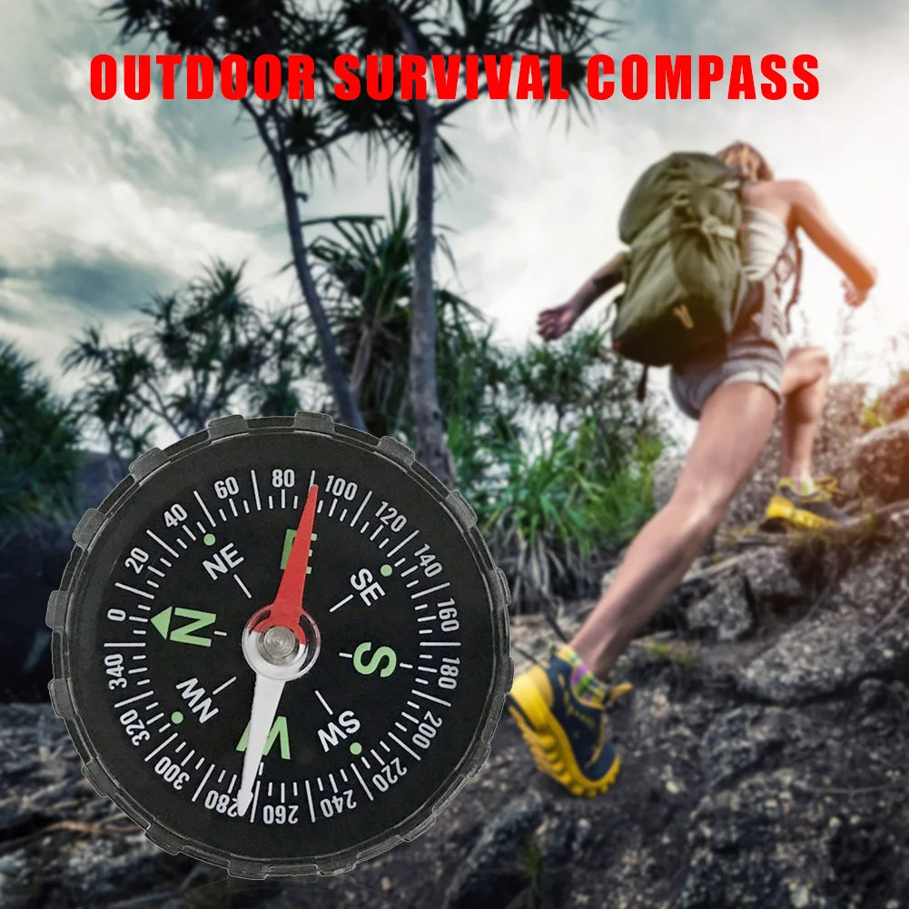 10-1PCS Mini Compass 45MM Portable Handheld Compass Navigation Tool
