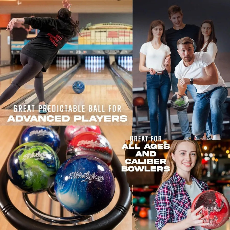 KR Strikeforce Polyester Undrilled Bowling Ball for Beginner to Professional Use