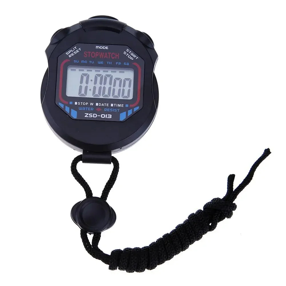Professional Handheld Digital Stopwatch Timer Outdoor Sports Training Timer Chronograph Stop Watch 0.01s Precision Timer Tools