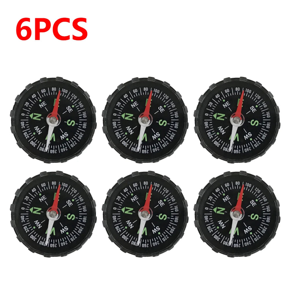 10-1PCS Mini Compass 45MM Portable Handheld Compass Navigation Tool