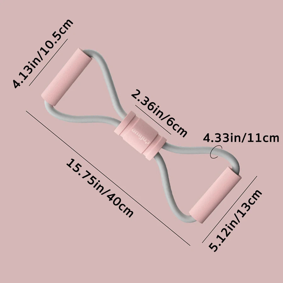 Figure 8 Resistance Bands, Multi-Function 8 Shaped Resistance Band, Resistance Band Elastic, for Home Gym,