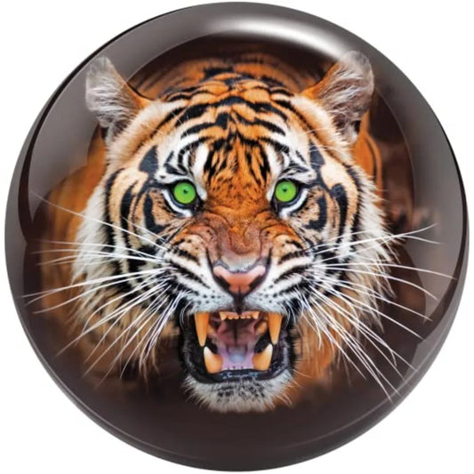 Brunswick Tiger Viz-A-Ball Bowling Ball for Professional Tournament Use with Advanced Core Technology and Enhanced Grip Surface