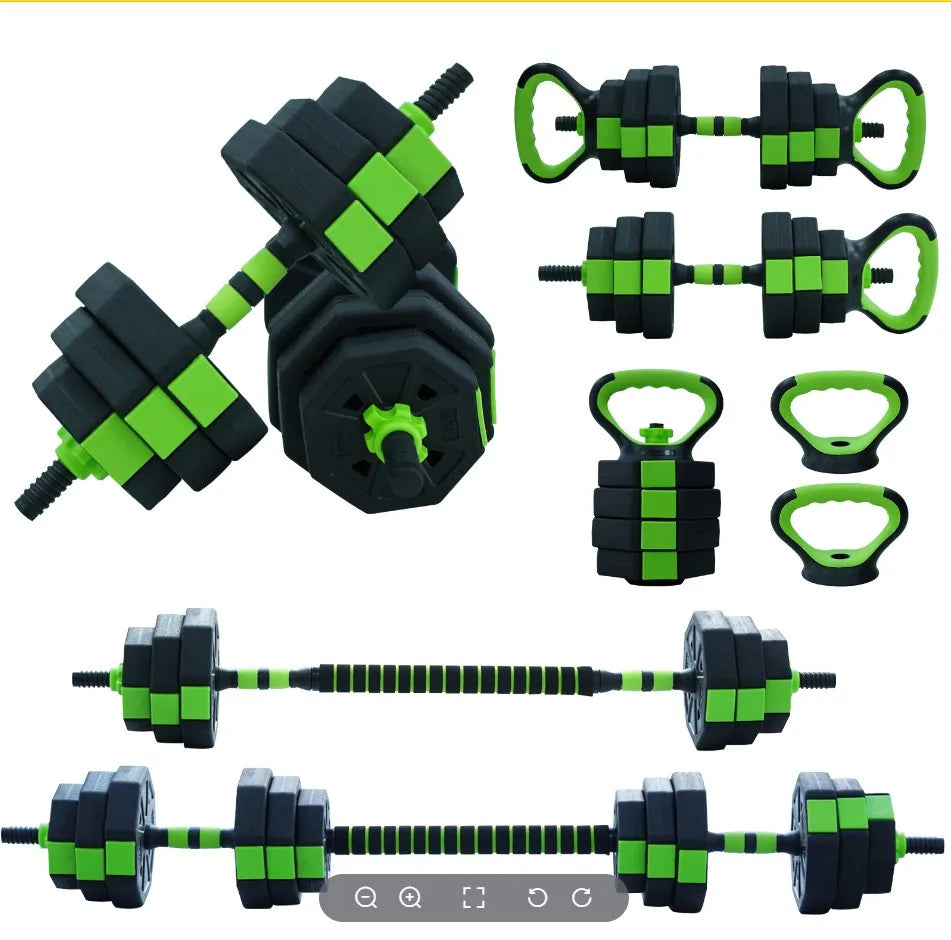 4 in 1 Adjustable Kettlebell Set  Dumbbell Set Used as Kettlebells Barbell Push up Stand for Home GYM