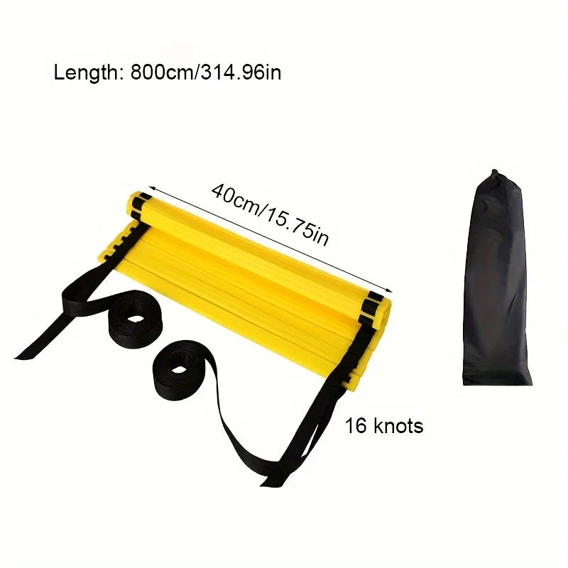 Detachable Speed Agility Training Ladder for Football, Portable Sports Equipment with Improved Mobility and Coordination