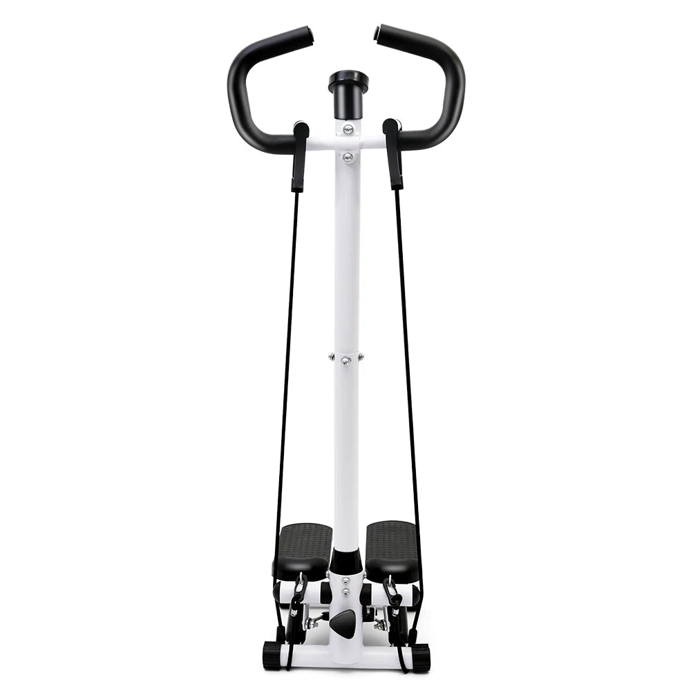 Exercise Stepper Machine For Home Fitness LCD Display Handle and Resistance Bands Climber