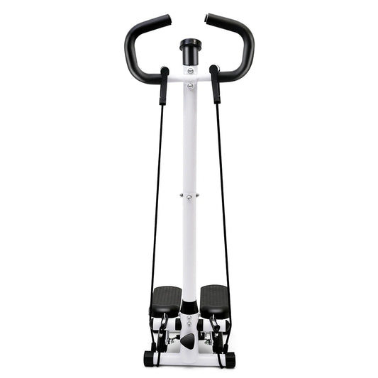 Exercise Stepper Machine For Home Fitness LCD Display Handle and Resistance Bands Climber