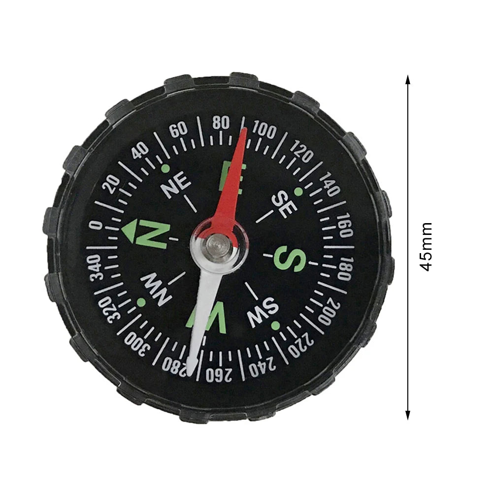 10-1PCS Mini Compass 45MM Portable Handheld Compass Navigation Tool
