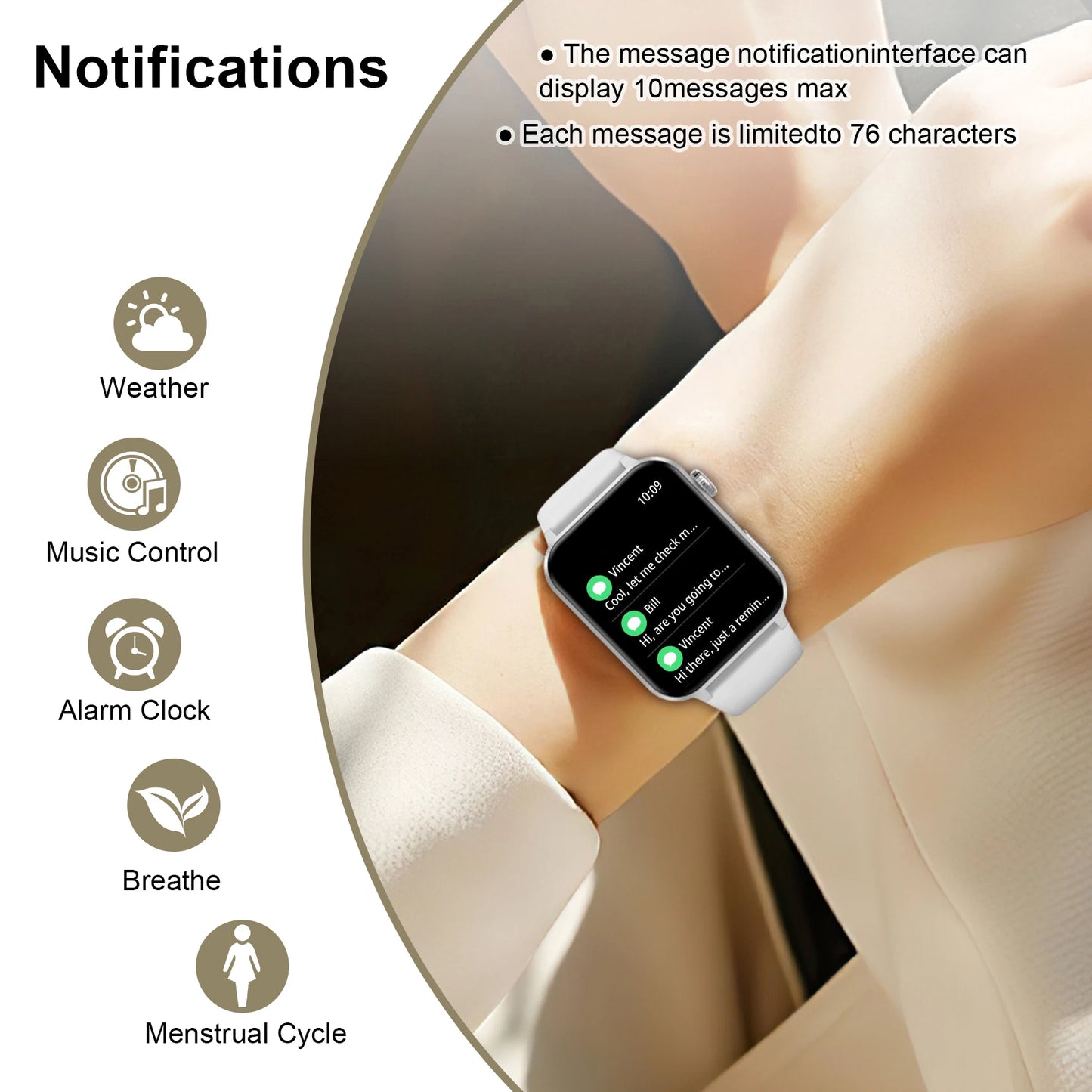 Blackview R30Pro Gray Smartwatch 1.85'' BT Call Waterproof Smart Watch Heart Rate SpO2 Monitor Man Woman Watches for Android IOS
