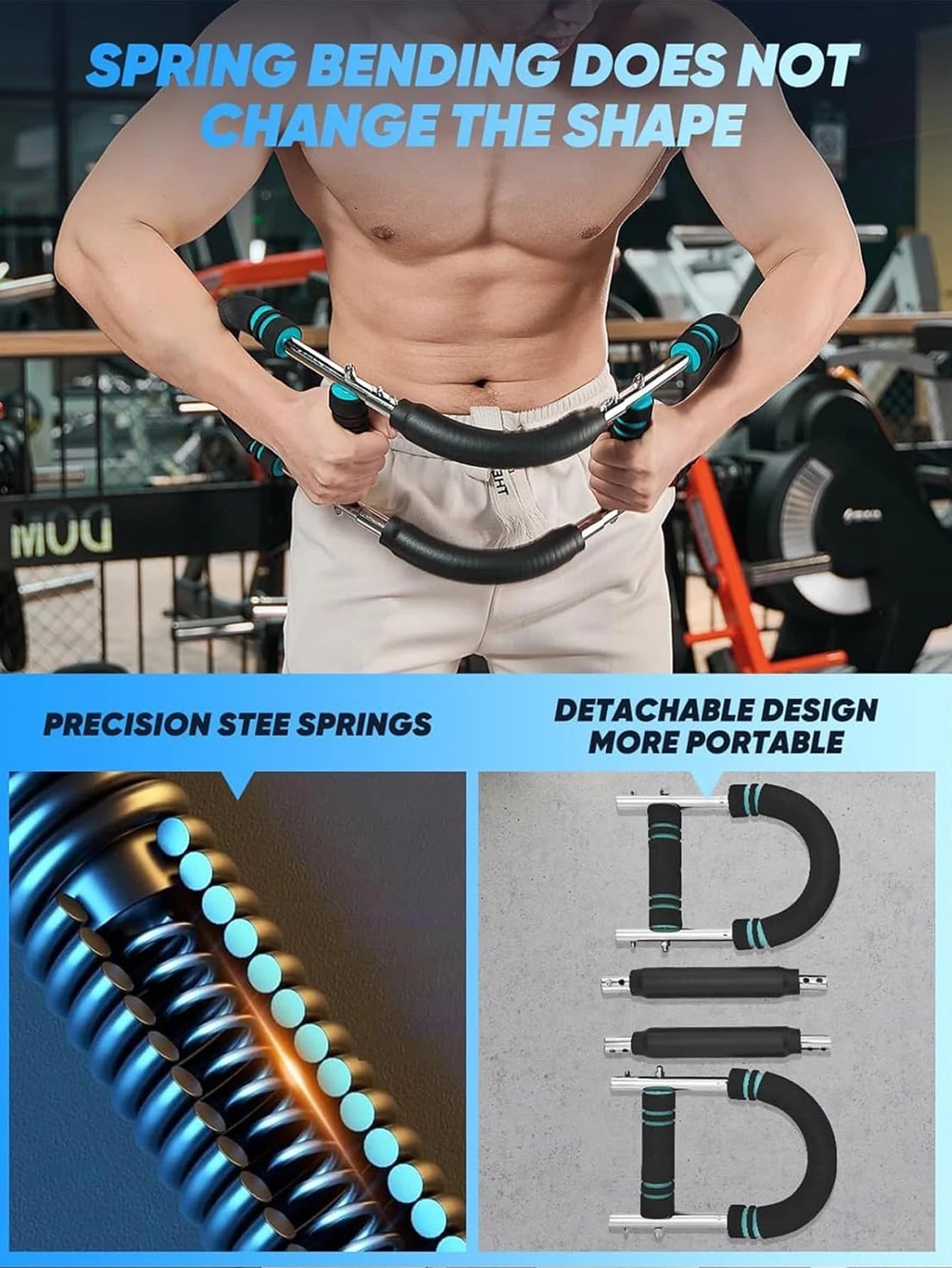 The Ultimate Arm Trainer Adjustable Chest Expander Arm Exerciser Shoulder Muscle Training Fitness Equipment