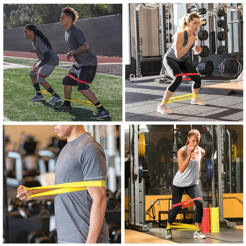 TPE Resistance Bands Rubber Loop Bands Strength Training Workout Expander