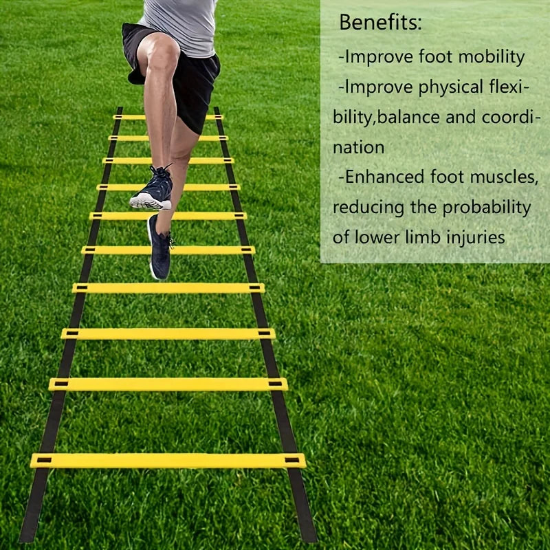 Detachable Speed Agility Training Ladder for Football, Portable Sports Equipment with Improved Mobility and Coordination
