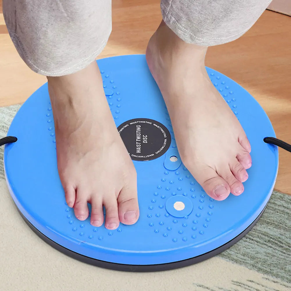 Fitness Disc with Pull Rope Magnetic Massage Plate Multifunction Weight Loss Tool