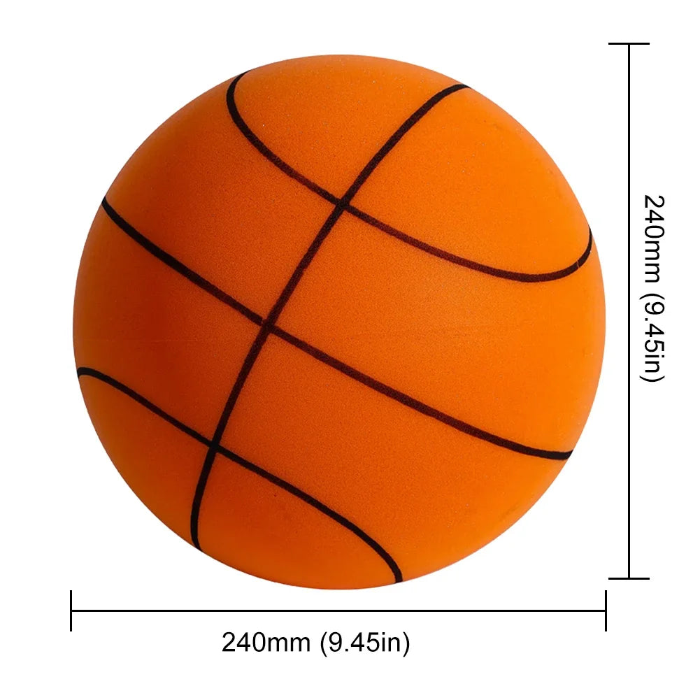 Indoor Silent Basketball High-Resilience Quiet Basketball Lightweight 5/7 for Various Indoor Activities
