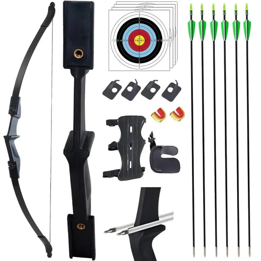 Archery Bow and Arrow Archery Set - Takedown Recurve Bow for Adults, Youth, Beginner 20lbs Left or Right Handed