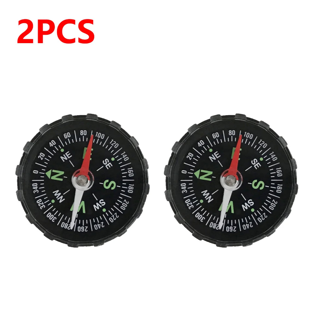 10-1PCS Mini Compass 45MM Portable Handheld Compass Navigation Tool