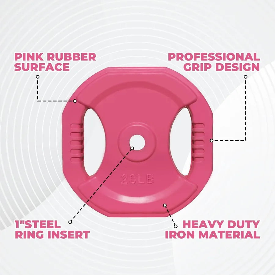 Adjustable Barbell Weight Set for Weightlifting and Strength Training in HomeandGym