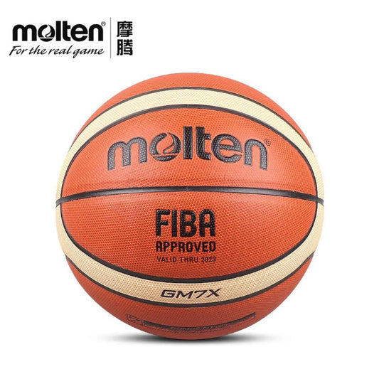 Original Molten GM6X GM7X Basketball Official Size 6 Size 7 Competition Basketball Standard Ball Men's and Women's Training Ball