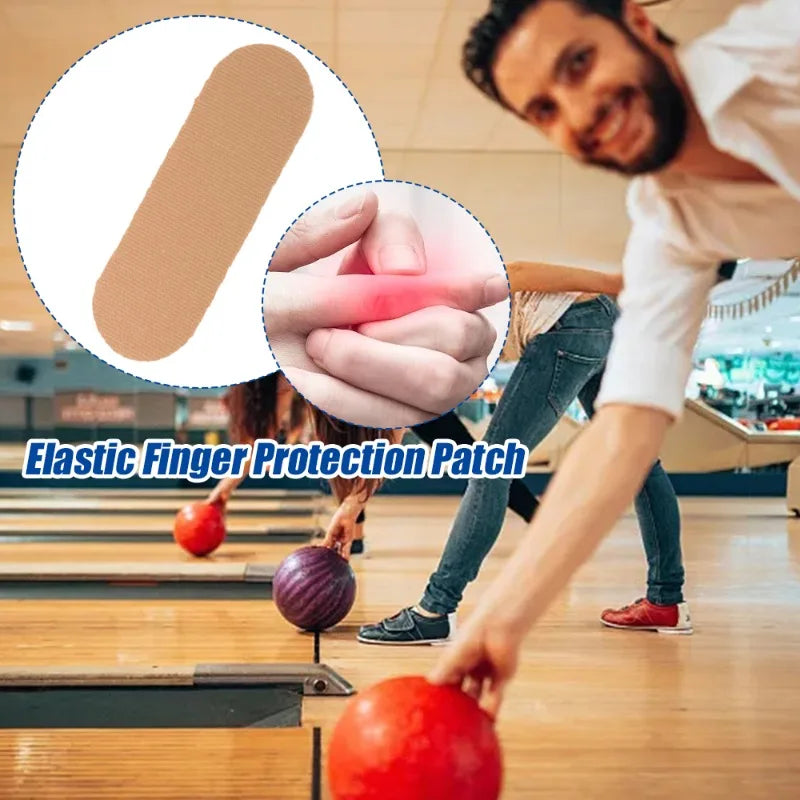 Sports Bowling Thumb Tapes Flexible Elastic Breathable Unisex Finger Tapes (10x - 50x) for Skin Friendly Bowling Accessories