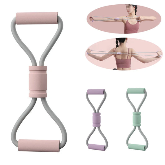 Figure 8 Resistance Bands, Multi-Function 8 Shaped Resistance Band, Resistance Band Elastic, for Home Gym,