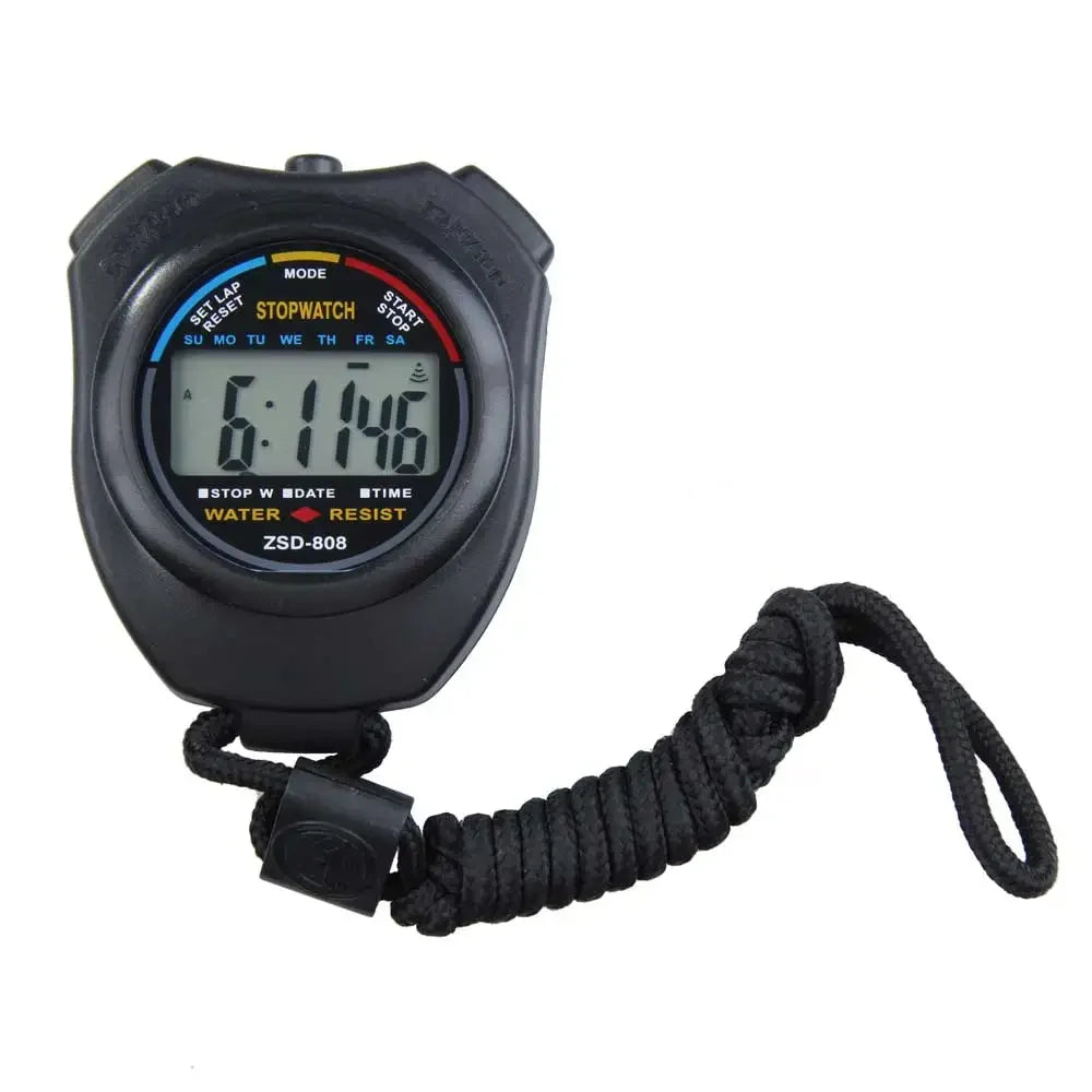 Professional Handheld Digital Stopwatch Timer Outdoor Sports Training Timer Chronograph Stop Watch 0.01s Precision Timer Tools