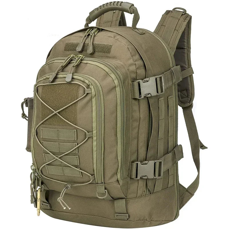 60L Military Tactical Backpack Army Molle Assault Rucksack Outdoor Travel Hiking Rucksacks