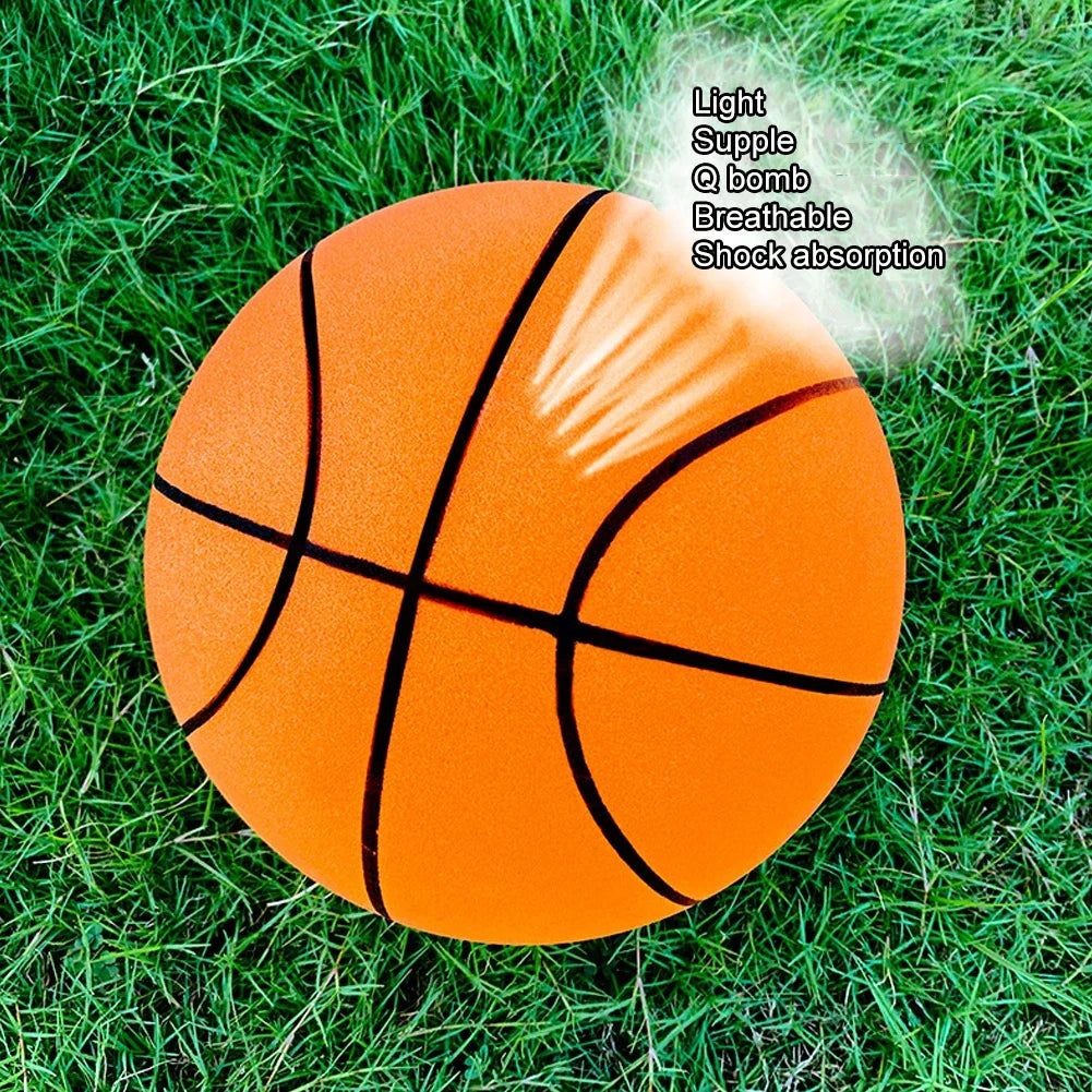 Indoor Silent Basketball High-Resilience Quiet Basketball Lightweight 5/7 for Various Indoor Activities