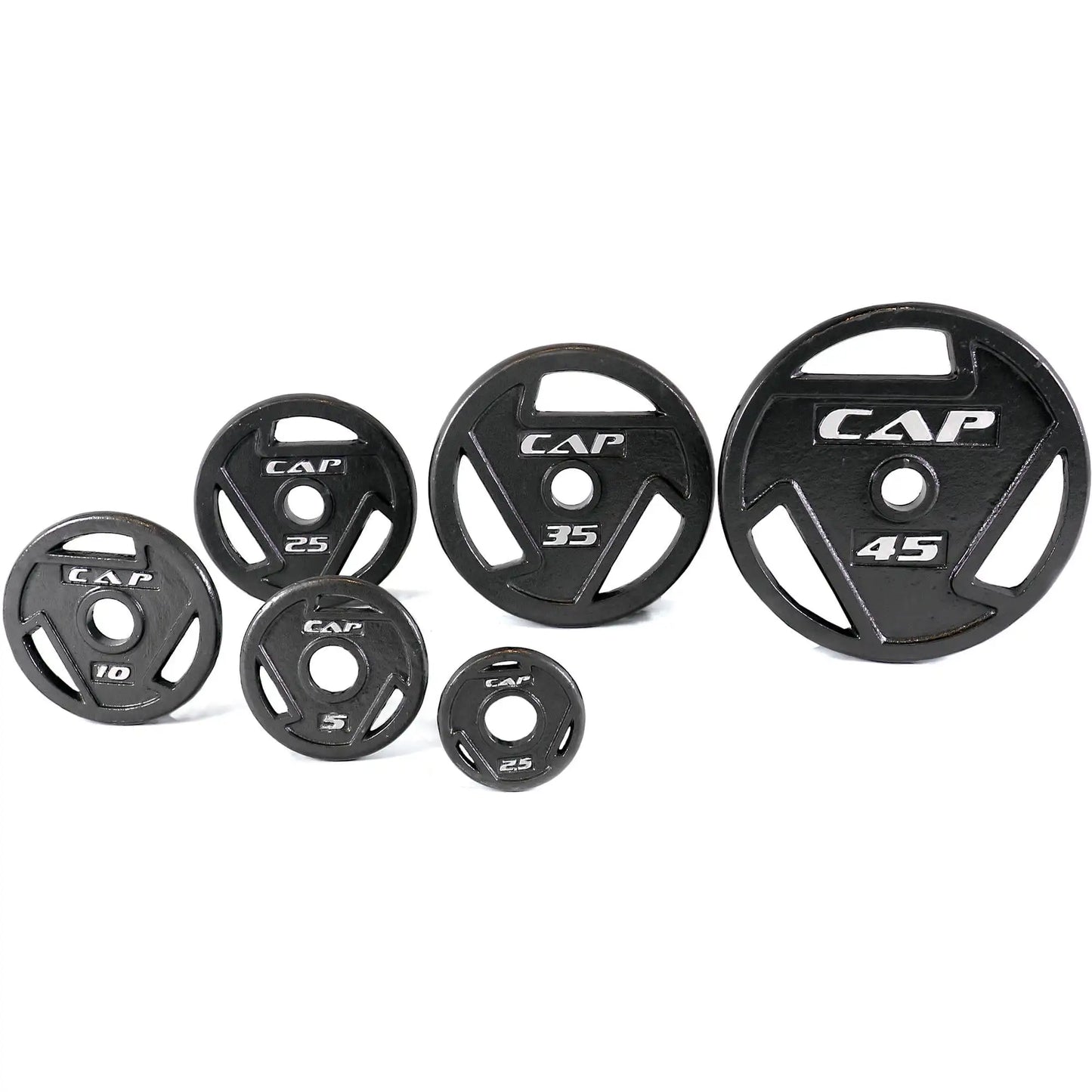 Barbell, 25lb  Grip Plate, Black,Made of Solid Cast Iron