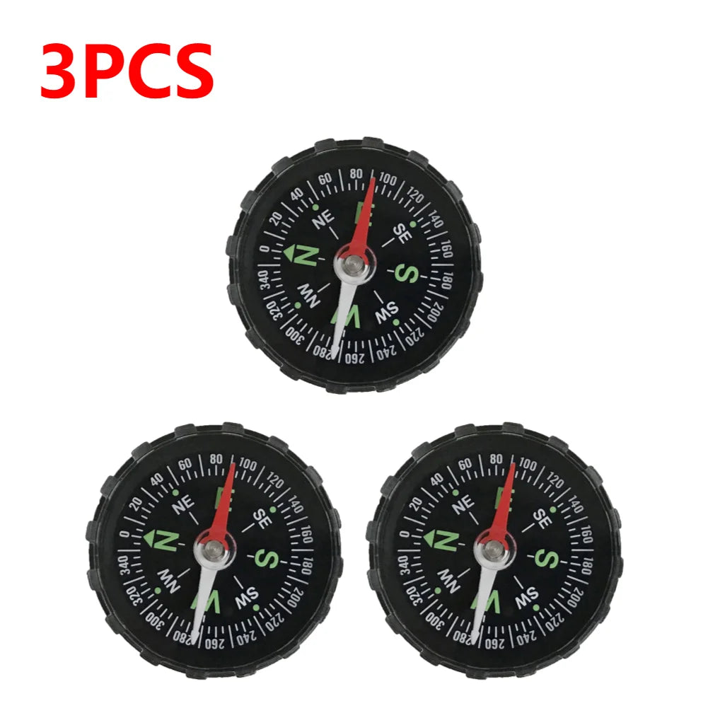 10-1PCS Mini Compass 45MM Portable Handheld Compass Navigation Tool