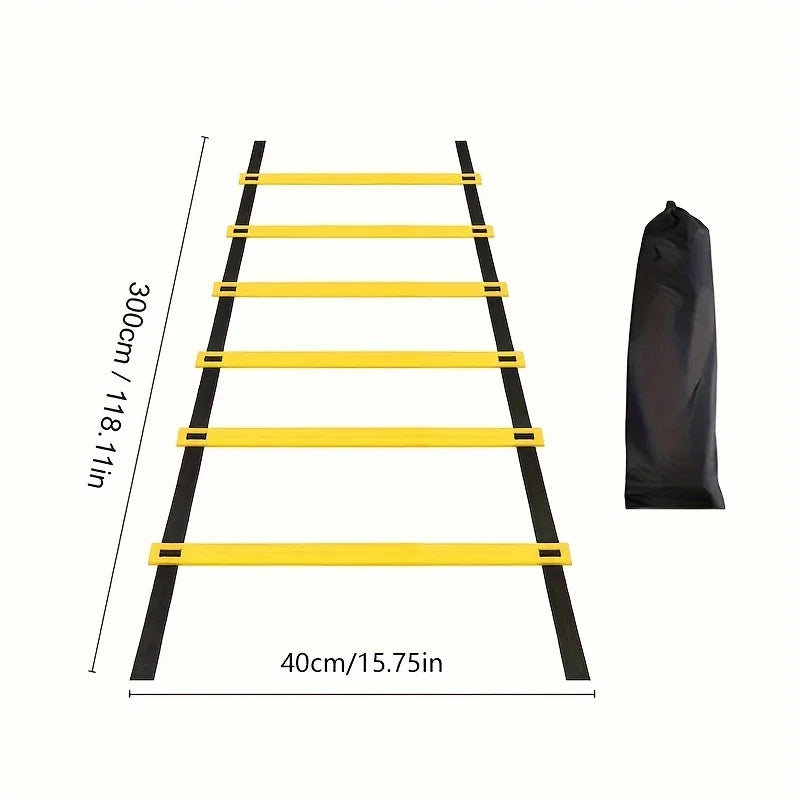 Detachable Speed Agility Training Ladder for Football, Portable Sports Equipment with Improved Mobility and Coordination
