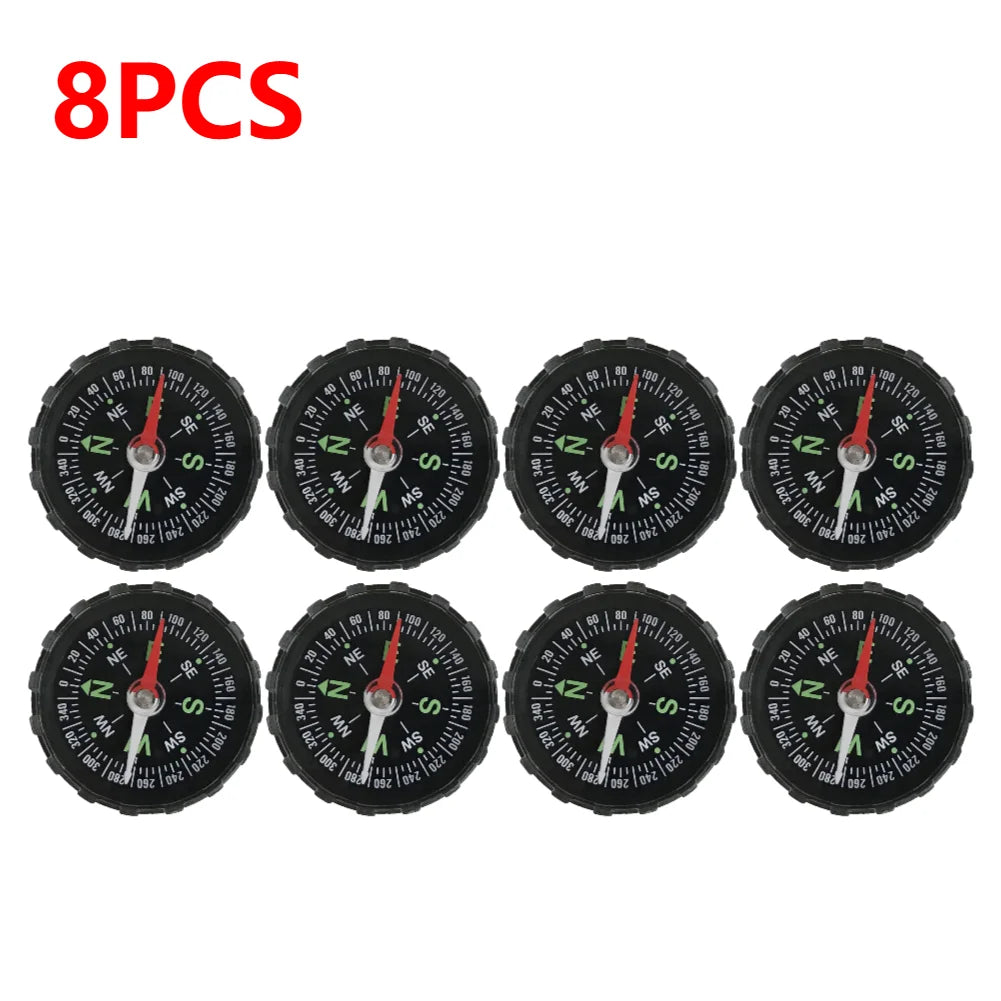 10-1PCS Mini Compass 45MM Portable Handheld Compass Navigation Tool