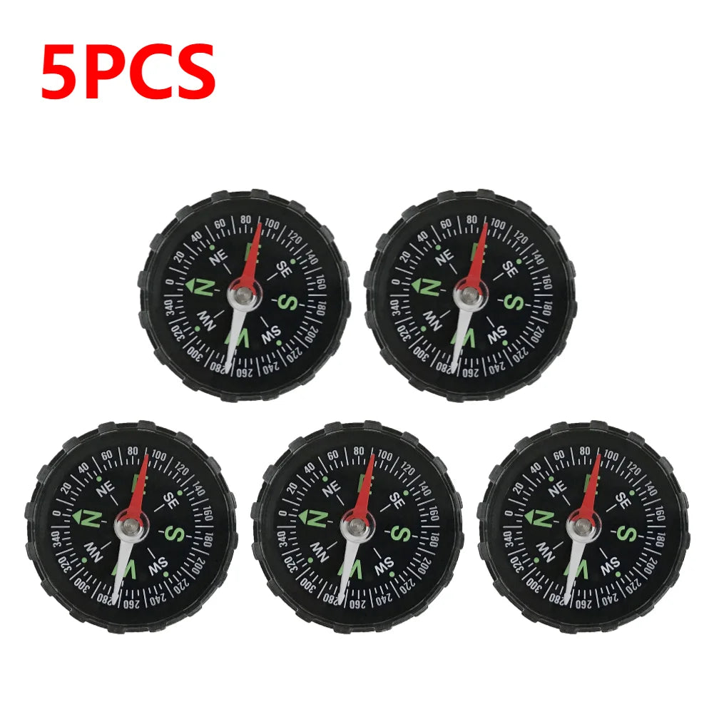 10-1PCS Mini Compass 45MM Portable Handheld Compass Navigation Tool