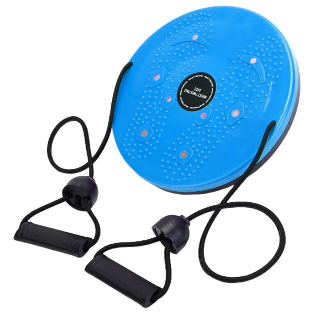 Fitness Disc with Pull Rope Magnetic Massage Plate Multifunction Weight Loss Tool