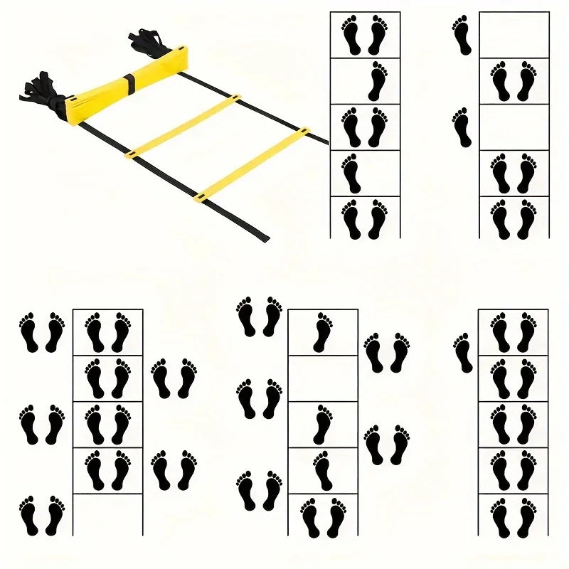 Detachable Speed Agility Training Ladder for Football, Portable Sports Equipment with Improved Mobility and Coordination