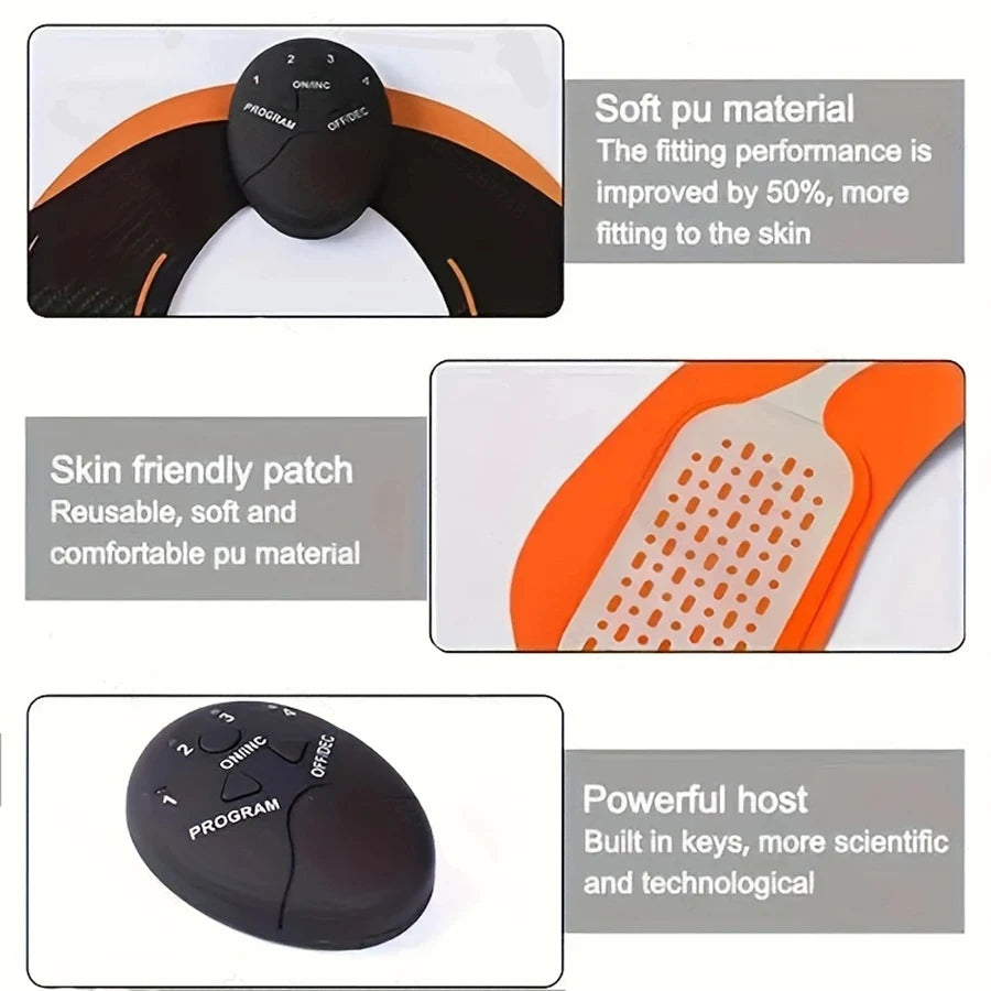 Abs Stimulator, Abdominal Toning Workout for Abdomen/Arm/Leg, Workout Equipment