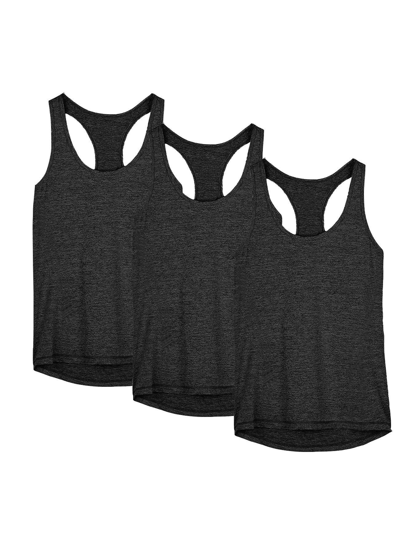 3 Pcs Women Sport tank Tops Loose Yoga Tops Quick Dry Workout Sport Tops