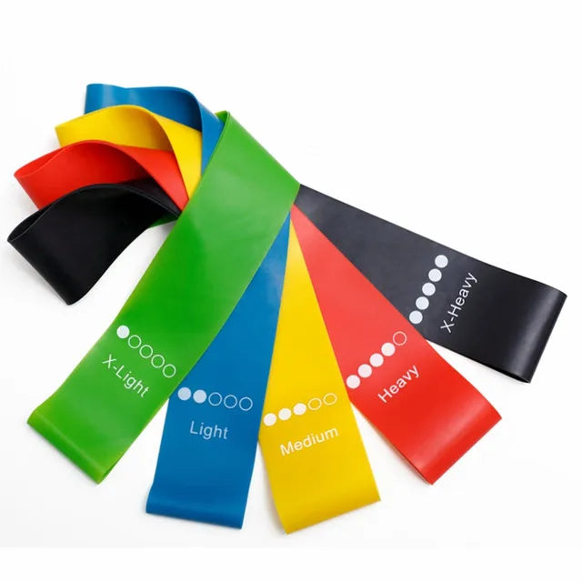 TPE Resistance Bands Rubber Loop Bands Strength Training Workout Expander