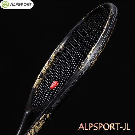 ALPSPORT JL 27-inch strong and durable 4 3/8-inch grip carbon fiber tennis racket