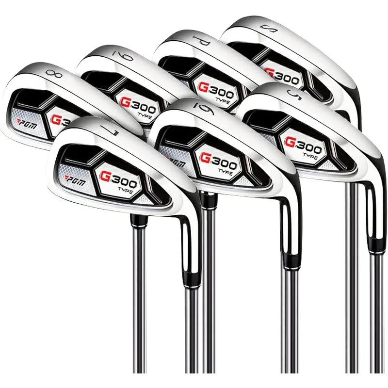 Men's G300 Type 9/12 Pieces Complete Golf Club Set - Titanium #1 Driver, Draw-Biased Hybrid, High-Strength