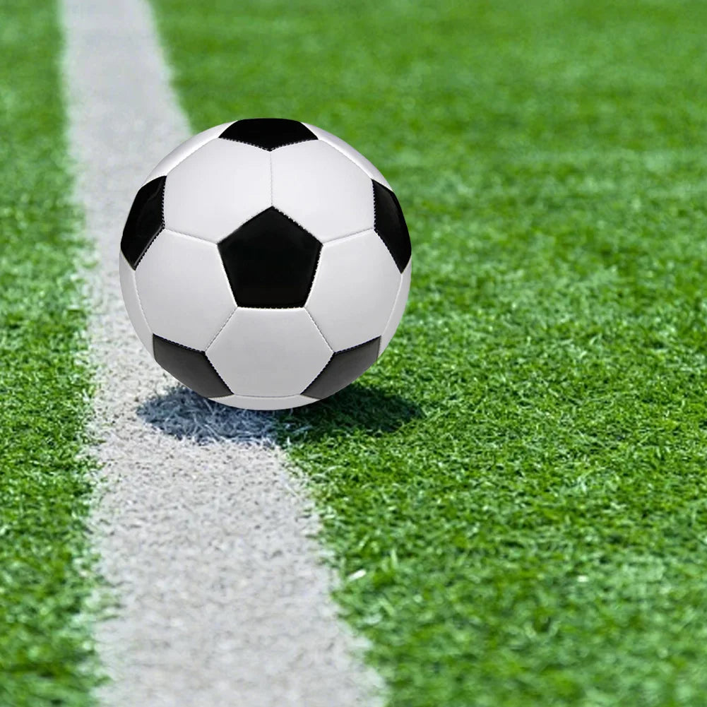 Football Professional Soccer Ball Size 5, PU Leather Machine-stitched Football Ball Training