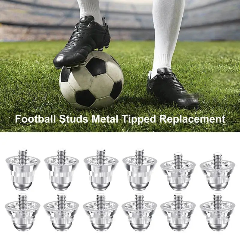 Football Cleat Replacement Studs 12 Pcs Track Shoes With Metal Head
