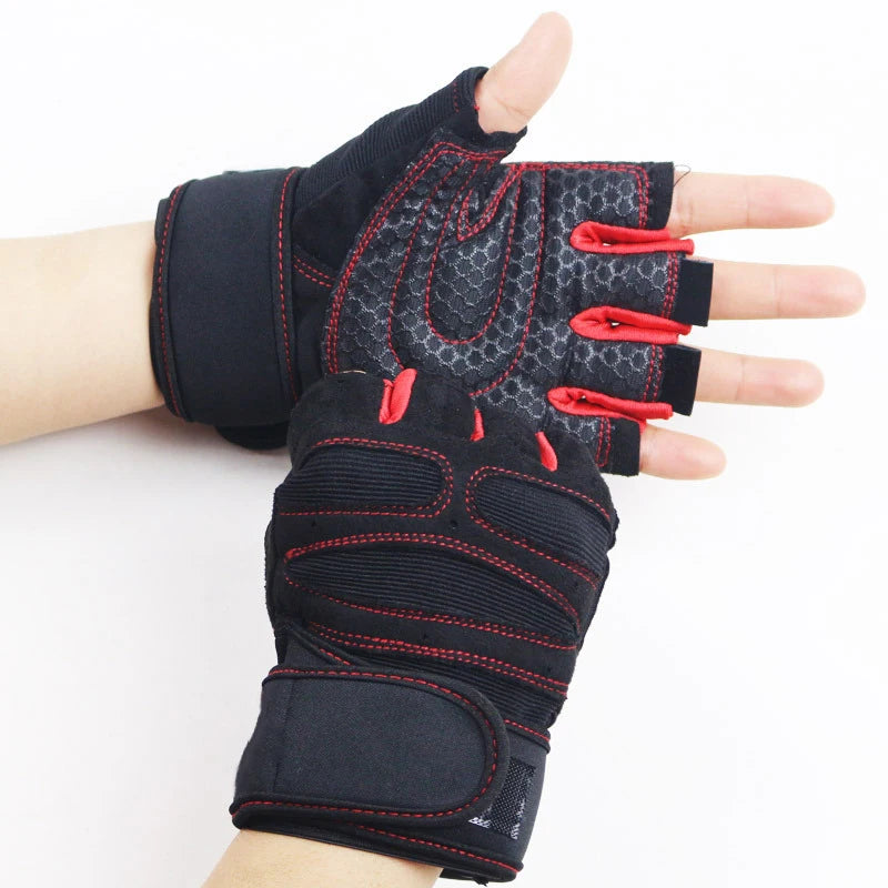 Gym Gloves Fitness Weight Lifting, Body Building Glove for Men and Women