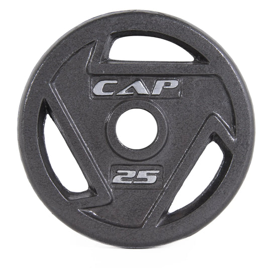 Barbell, 25lb  Grip Plate, Black,Made of Solid Cast Iron